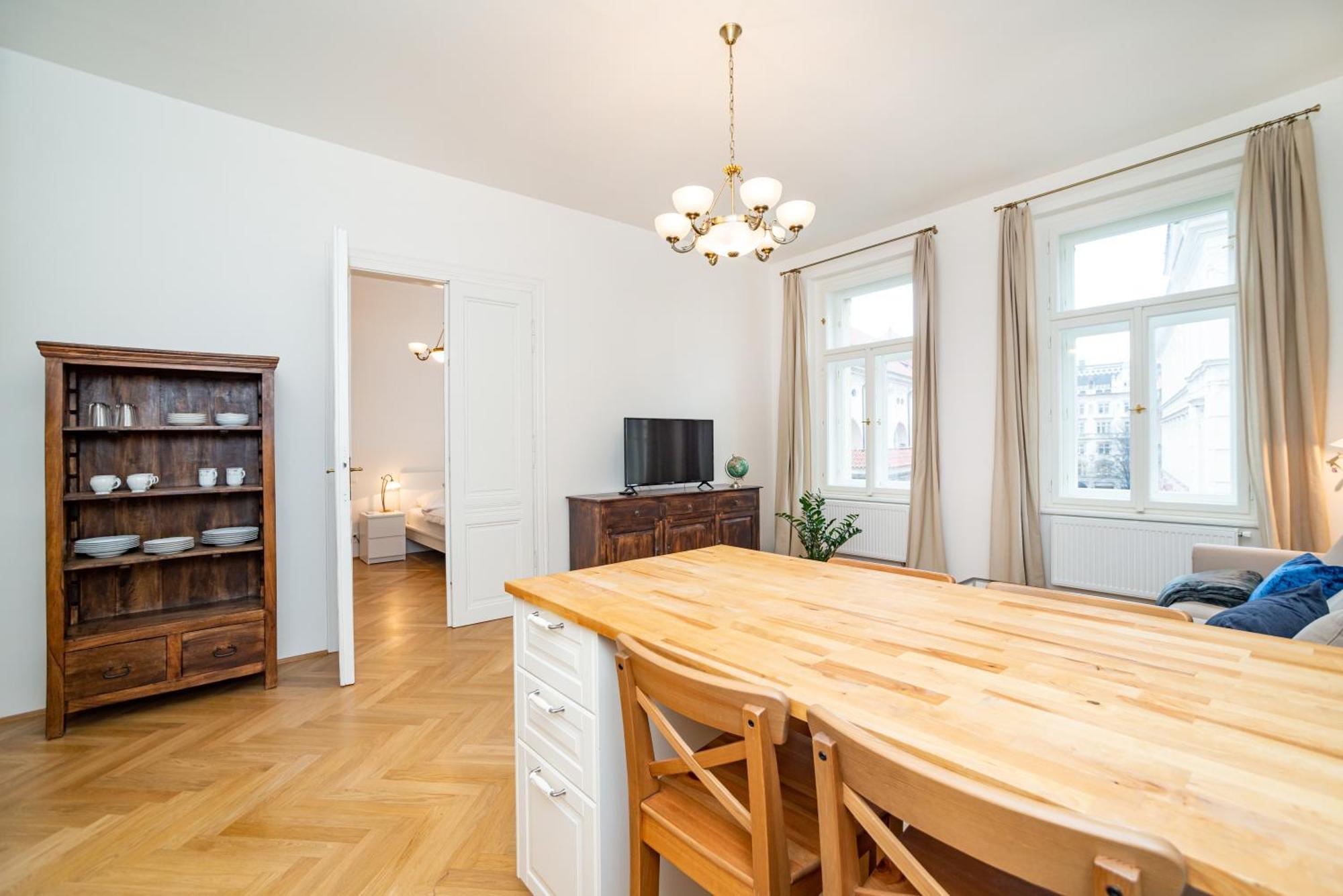 Quiet Apartment In The Old Town Prag Exteriör bild